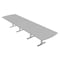 Skutchi Designs 45 in W, 166 in L, 29 in H, Engineered Wood Top, Grey HAR-AREC-46X168-T-XD01 - alternate 1